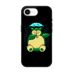 Cute Snorlax Umbrella iPhone 17e Case