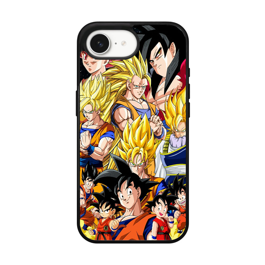 Dragon Ball Z Son Goku Transformation iPhone 17e Case