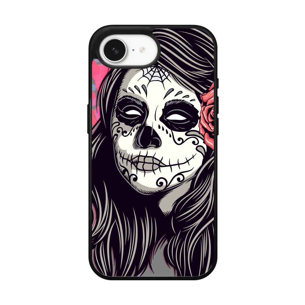 Girl Skull Flower iPhone 17e Case