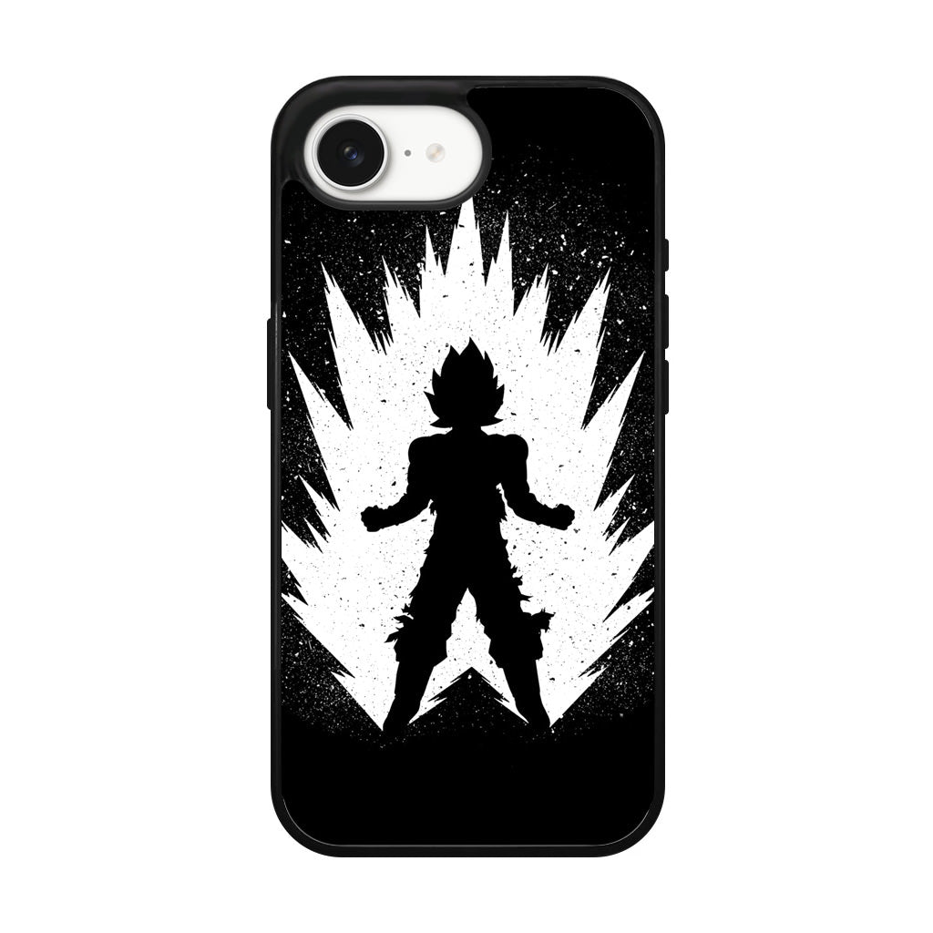 Goku Super Saiyan Black White iPhone 17e Case