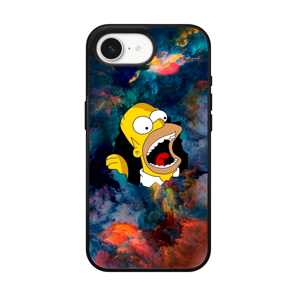 Homer Behind The Black Hole iPhone 17e Case