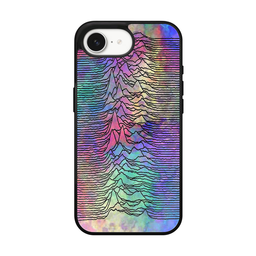 Joy Division Unknown Pleasures Colorful iPhone 17e Case