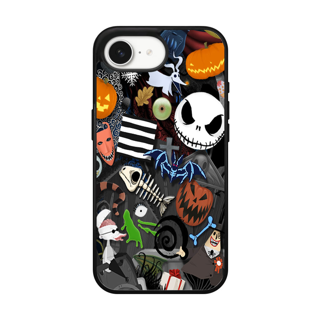 Nightmare Before Chrismast Collage iPhone 17e Case