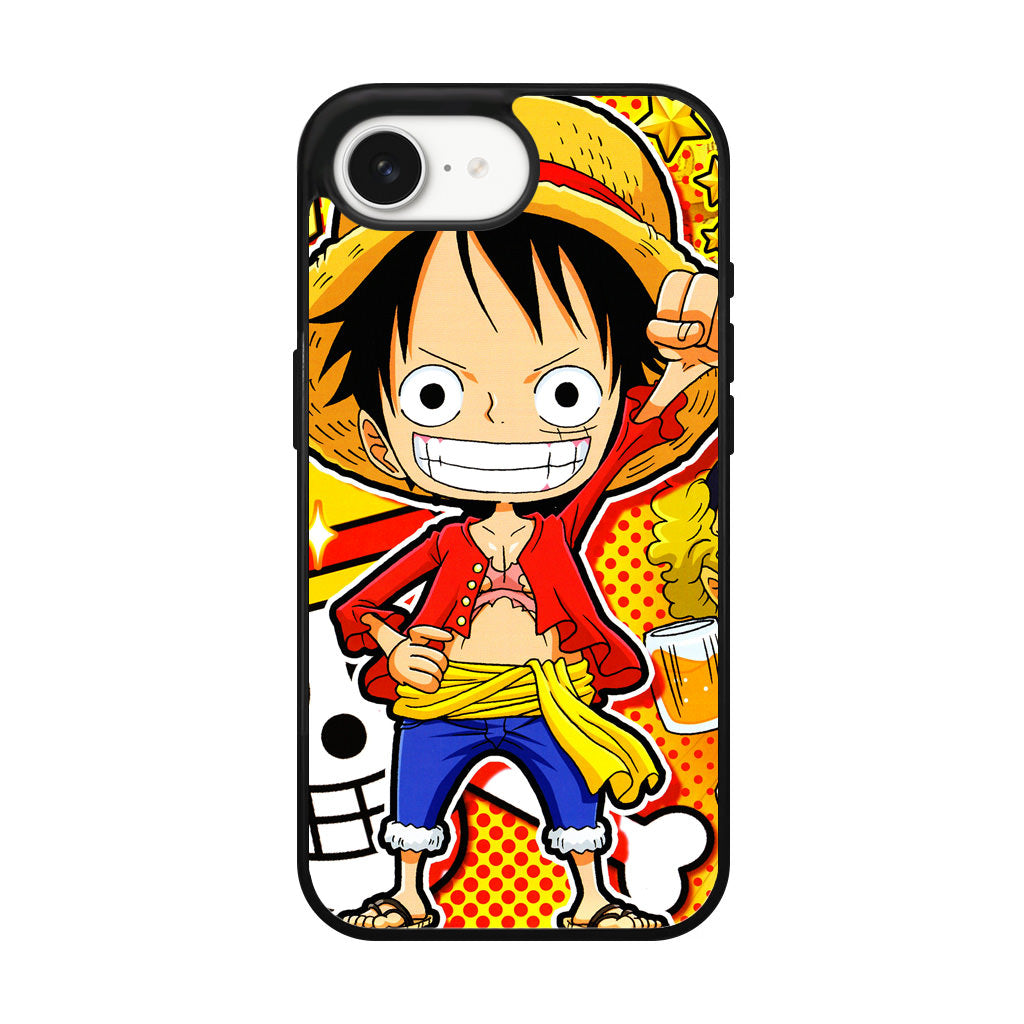 One Piece Cute Luffy iPhone 17e Case