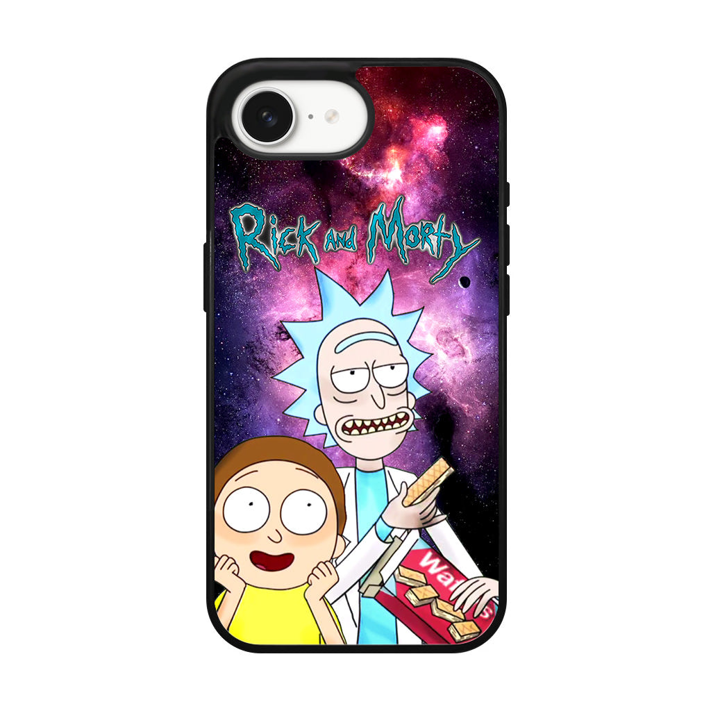 Rick And Morty Nebula Space iPhone 17e Case