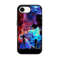 Rick And Morty Flat Galaxy iPhone 17e Case