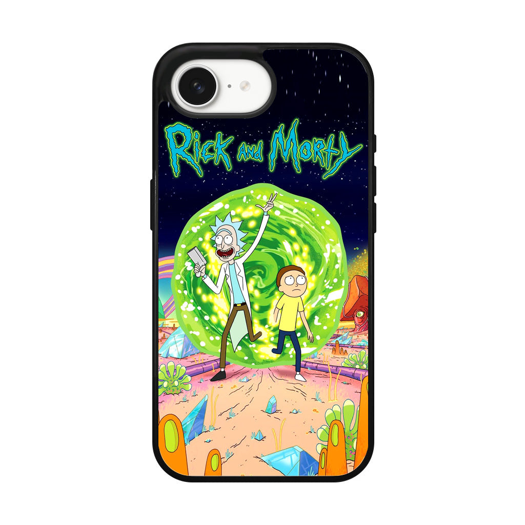 Rick And Morty Portal Gun iPhone 17e Case