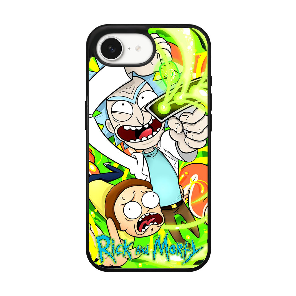 Rick And Morty Shoot Portal Gun iPhone 17e Case