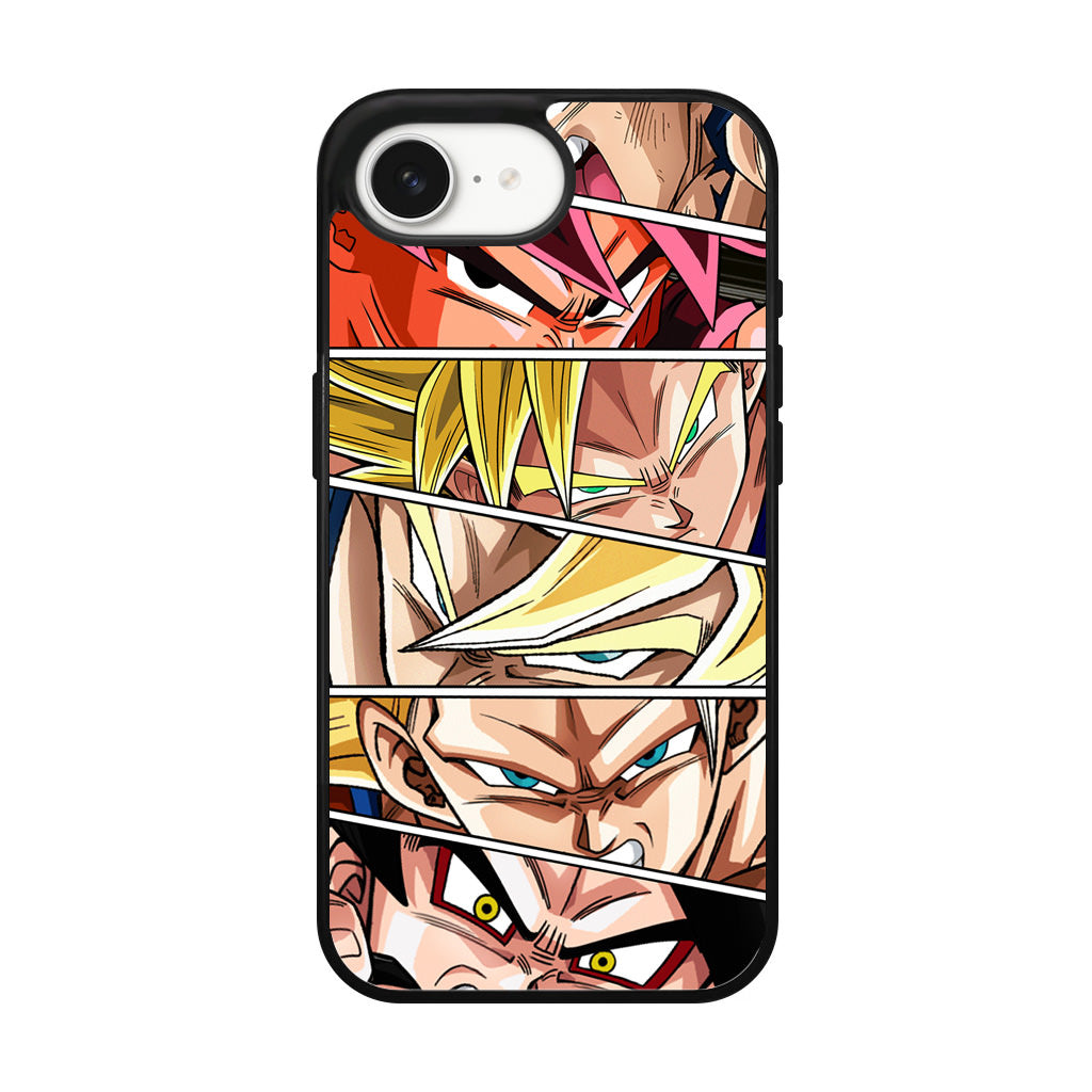 Son Goku Forms iPhone 17e Case