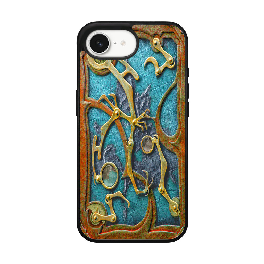 Steampunk Book Cover iPhone 17e Case