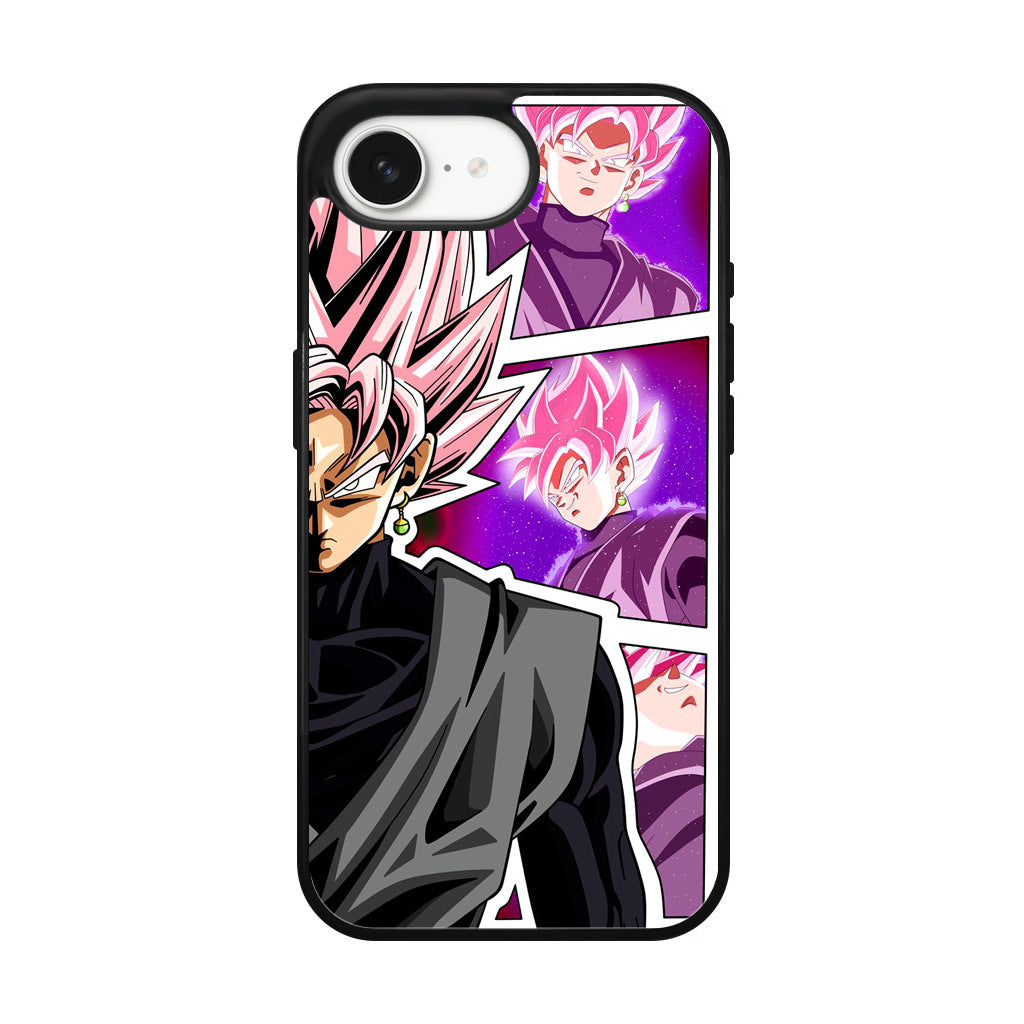 Super Goku Black Rose Collage iPhone 17e Case