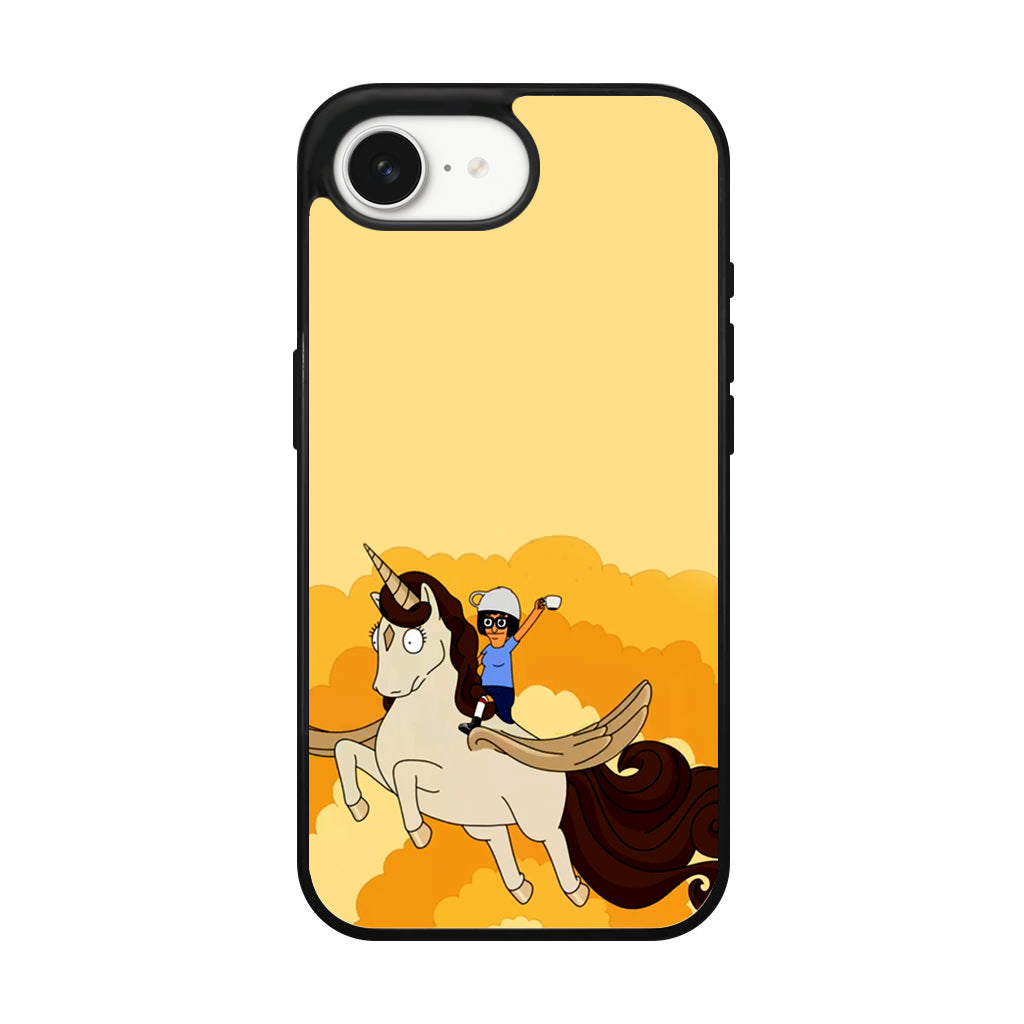 Tina Belcher And Unicorn iPhone 17e Case