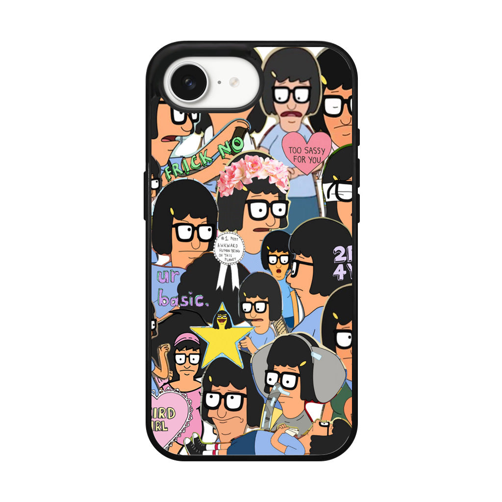 Tina Belcher Collage iPhone 17e Case