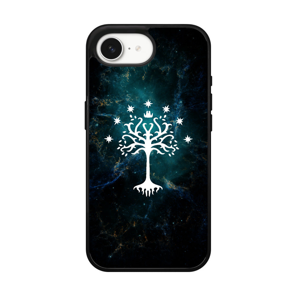 White Tree Of Gondor In Space Nebula iPhone 17e Case