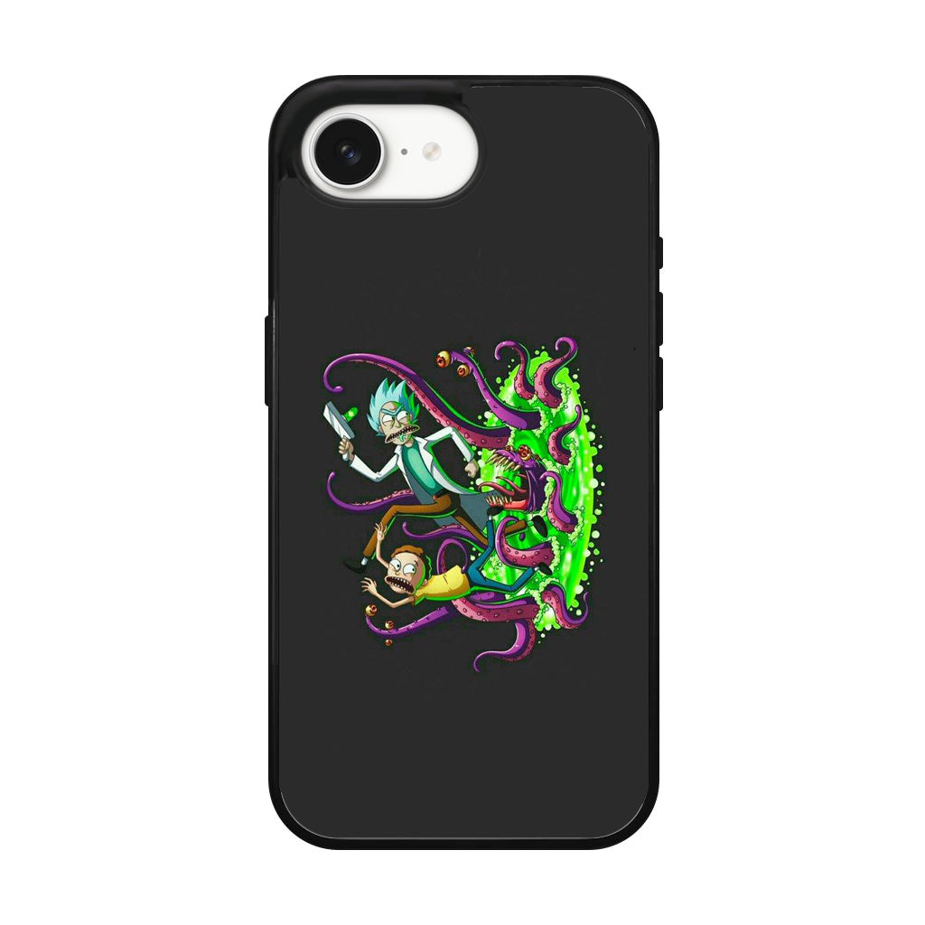 Rick And Morty Pass Through The Portal iPhone 17e Case
