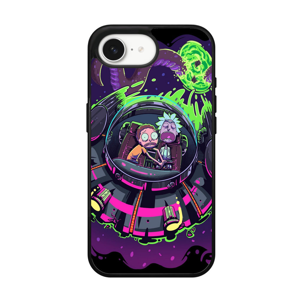 Rick And Morty Spaceship iPhone 17e Case