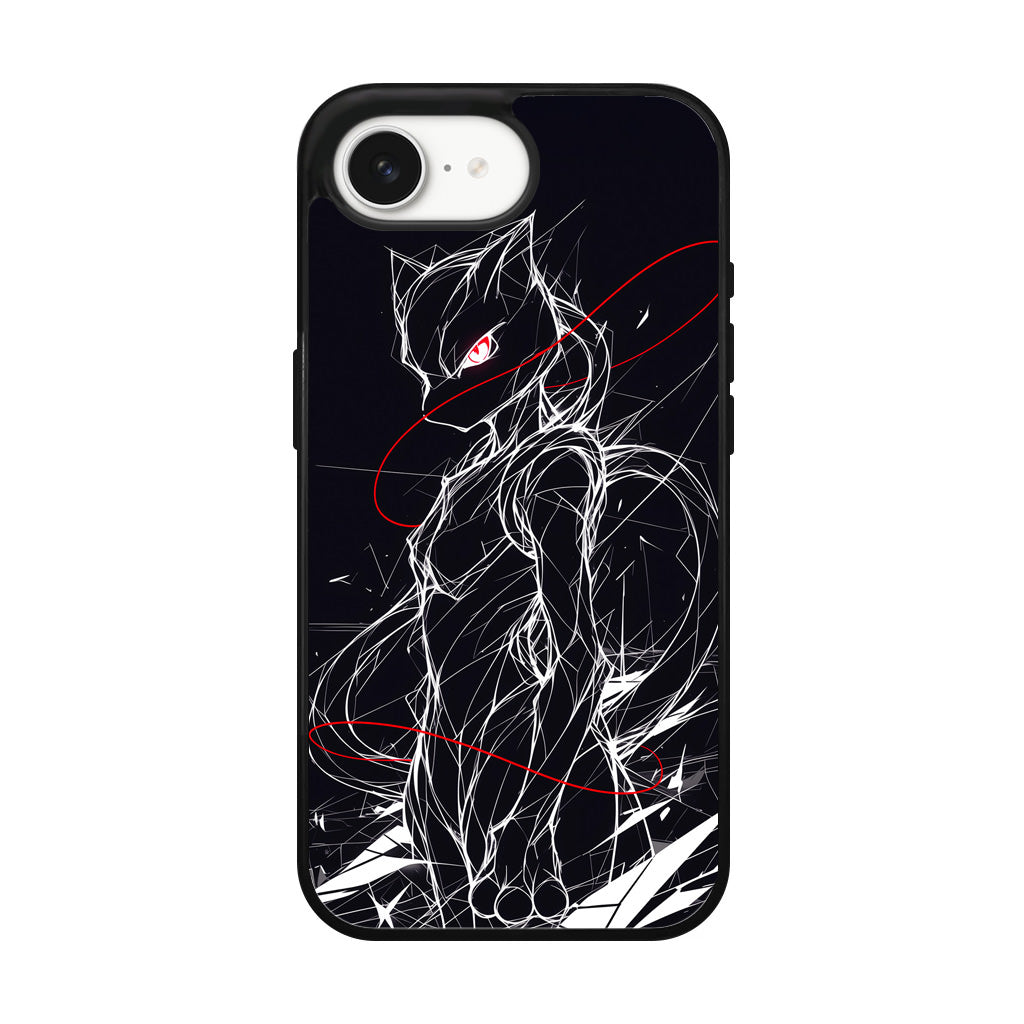 Mewtwo Silent Anomaly iPhone 17e Case
