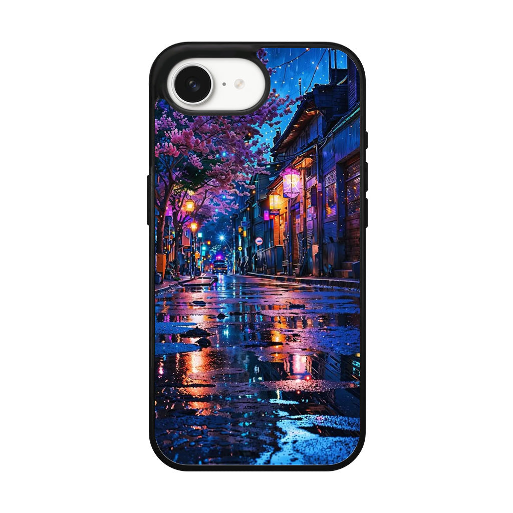 Midnight Sakura Glow iPhone 17e Case