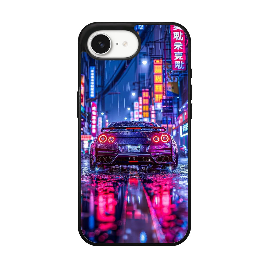 Neon Midnight Drift Tokyo Rain iPhone 17e Case