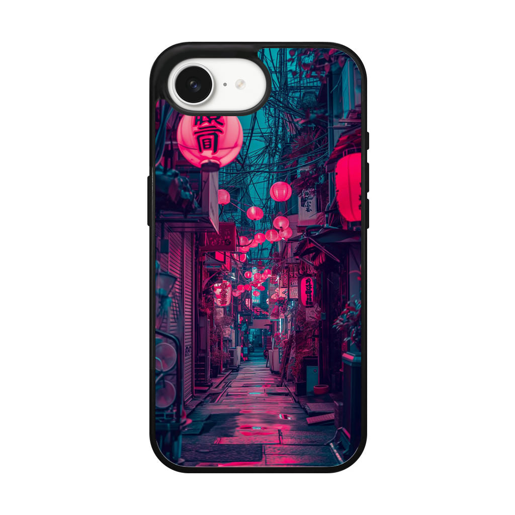 Neon Veins of the Night Market iPhone 17e Case