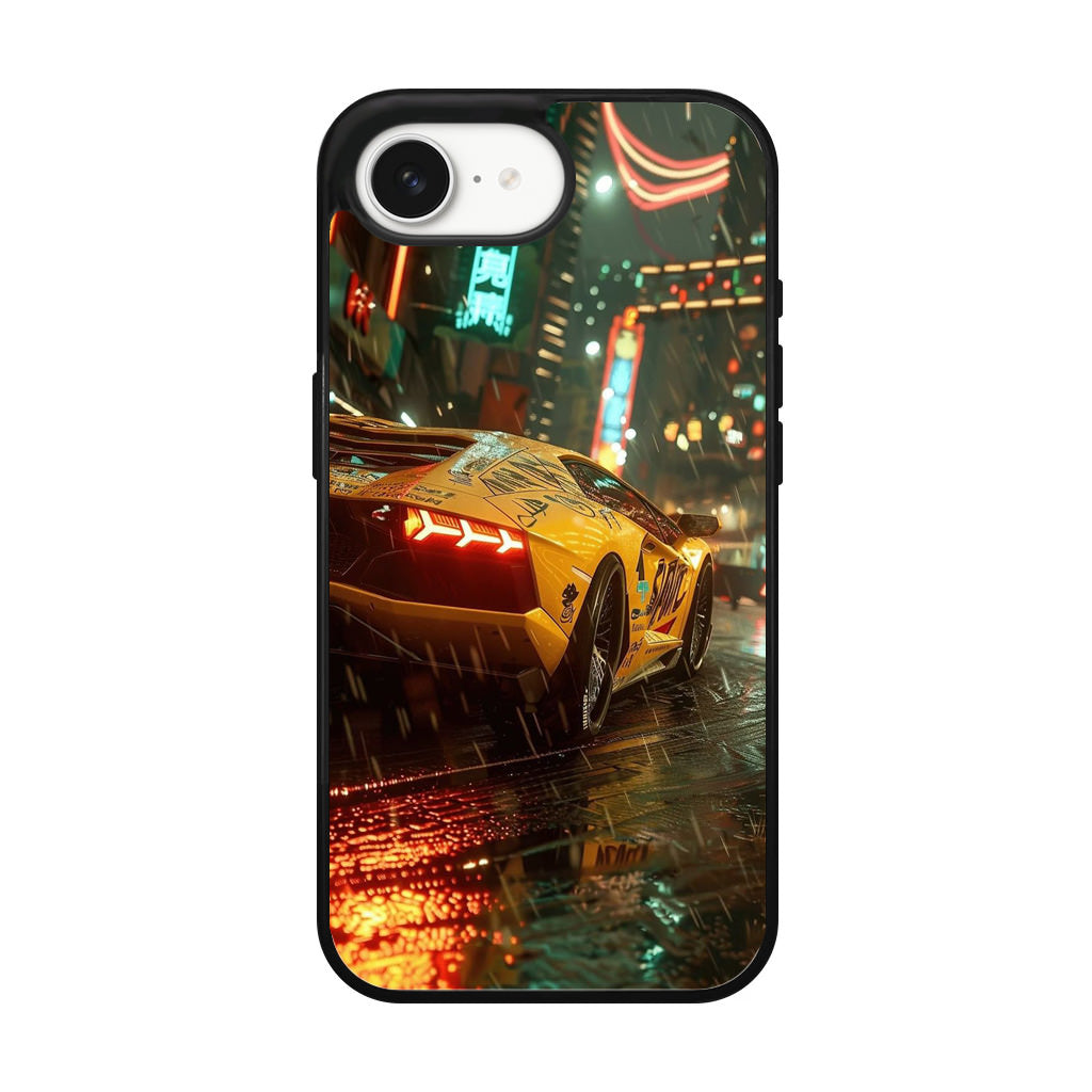 Night Drift Thunder Neon Streets iPhone 17e Case