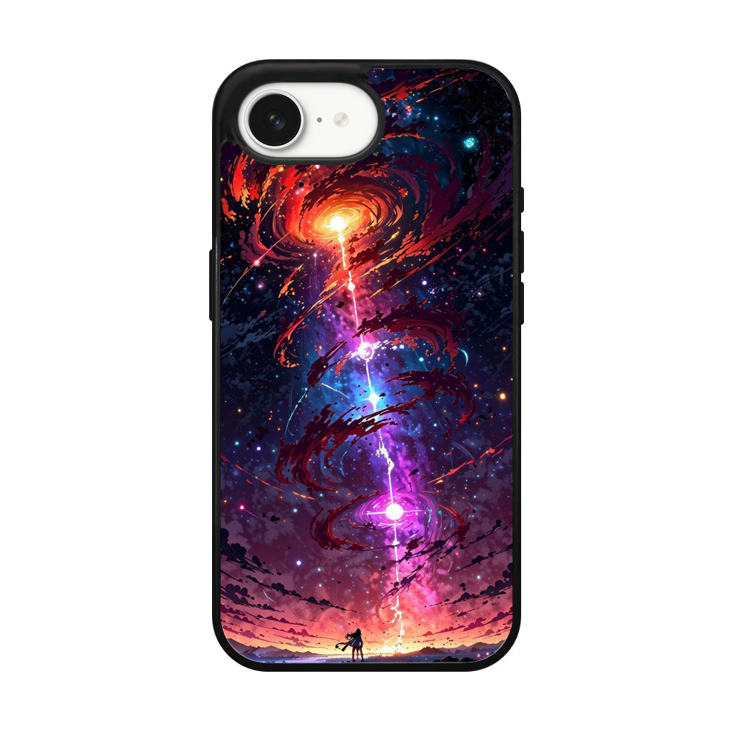 Stargazer at the Axis of Creation iPhone 17e Case