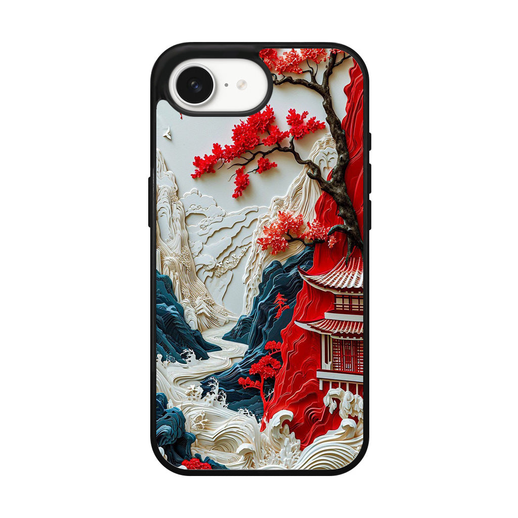 Whispers of the Crimson Zen iPhone 17e Case