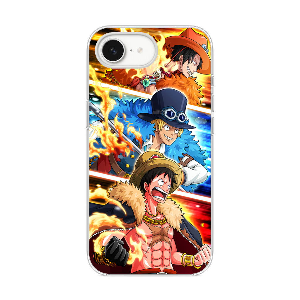 Ace Sabo Luffy iPhone 16e Case