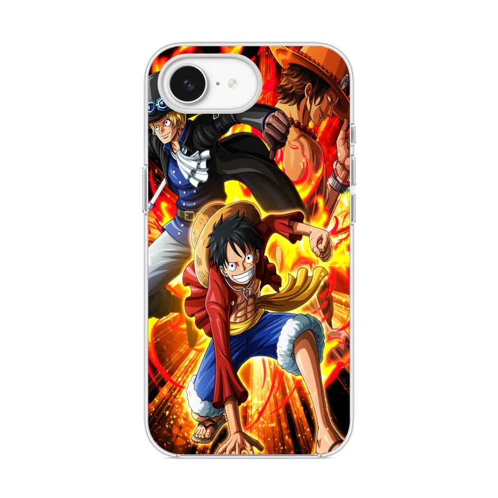 Ace Sabo Luffy Brotherhood iPhone 17e Case