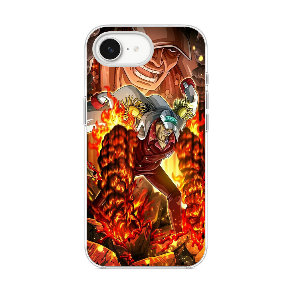 Akainu Exploding Volcano iPhone 16e Case