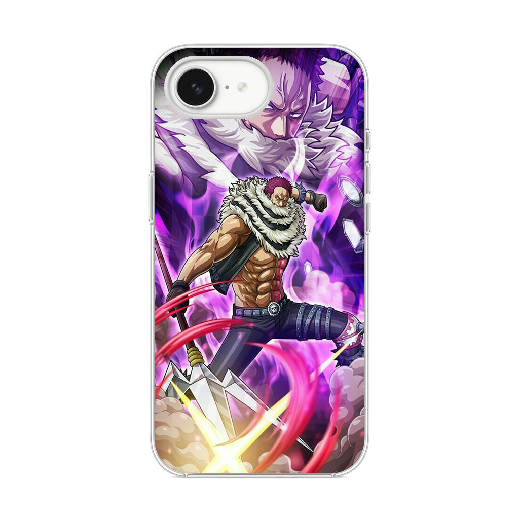 Katakuri Wielding Mogura iPhone 17e Case