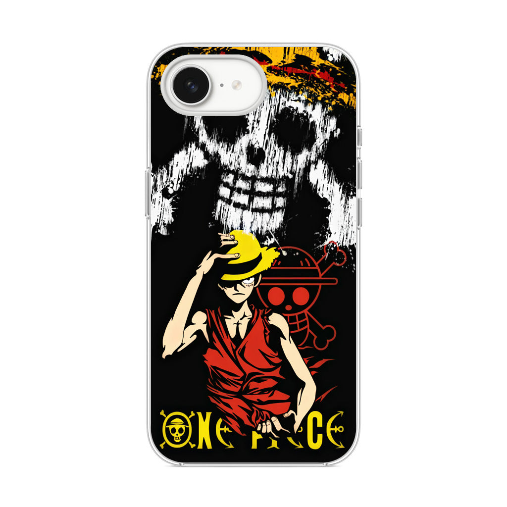 Monkey D Luffy Paint Art iPhone 17e Hülle