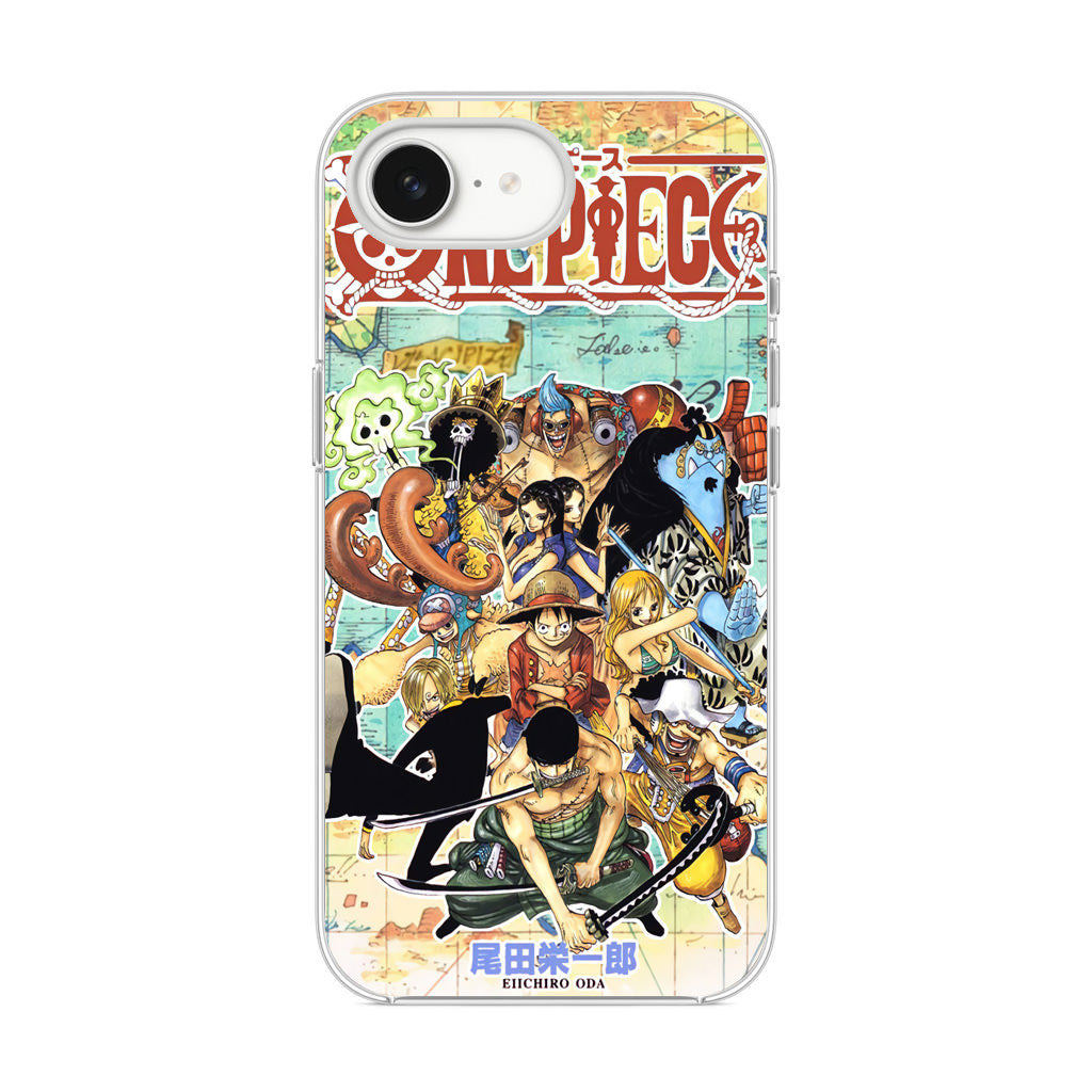 One Piece Comic Straw Hat Pirate iPhone 17e Case