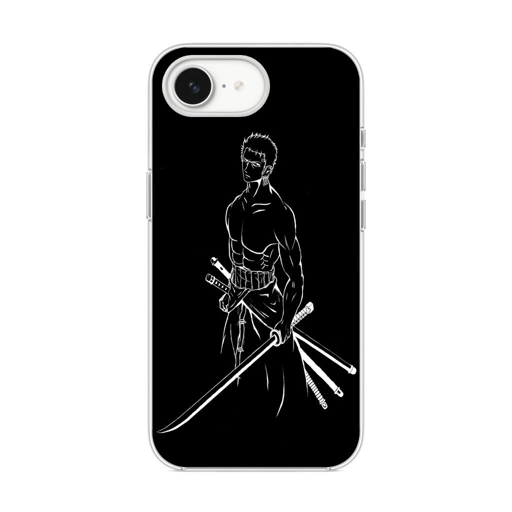 Roronoa Zoro Outlines iPhone 17e Case