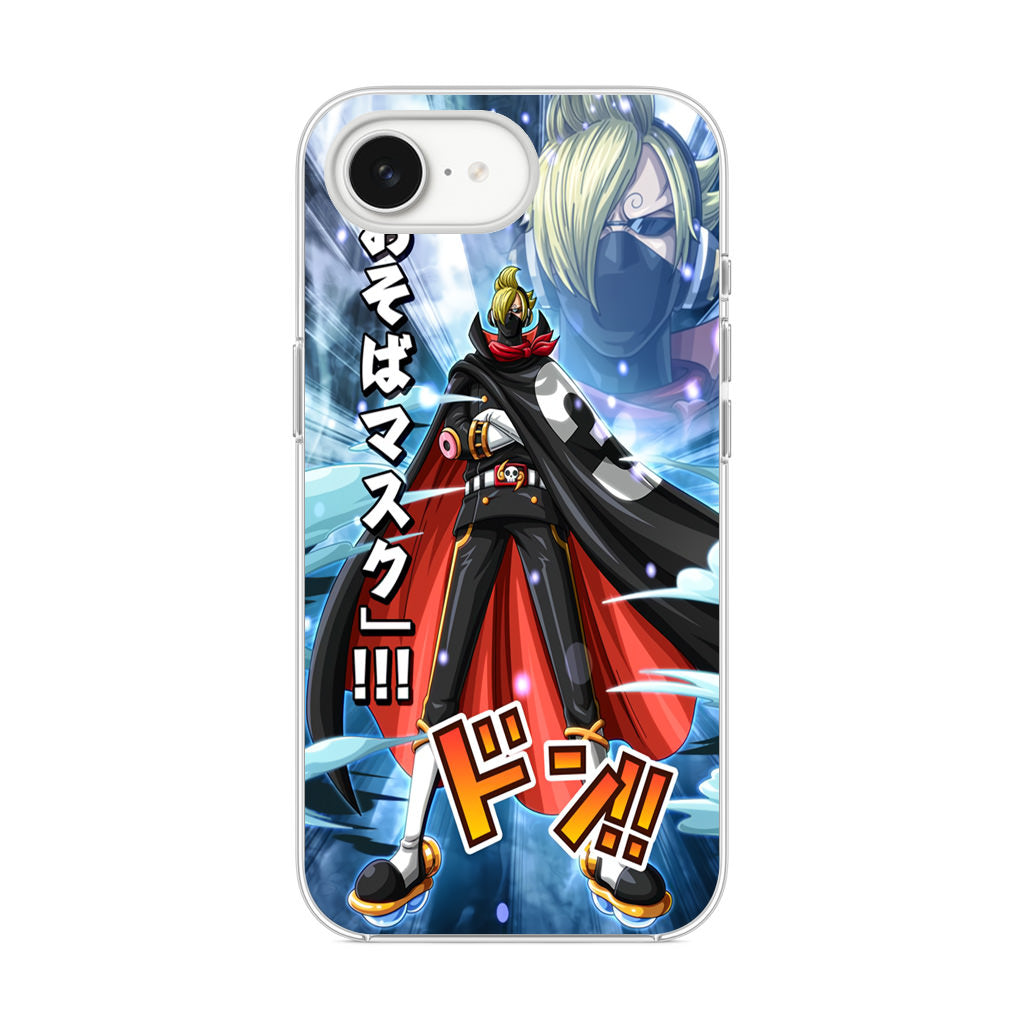 Stealth Black Sanji iPhone 17e Case