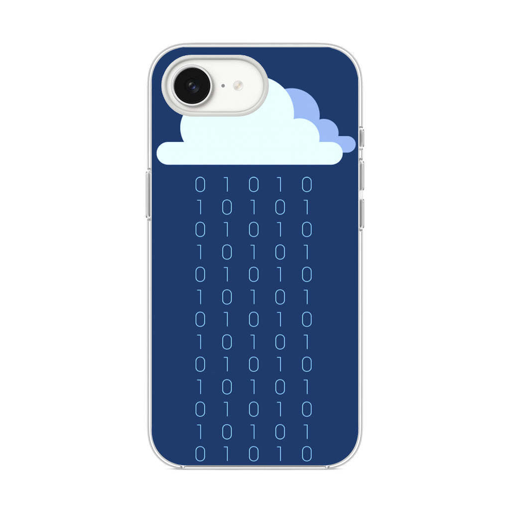 Abstract Binary Minimalist iPhone 16e Case
