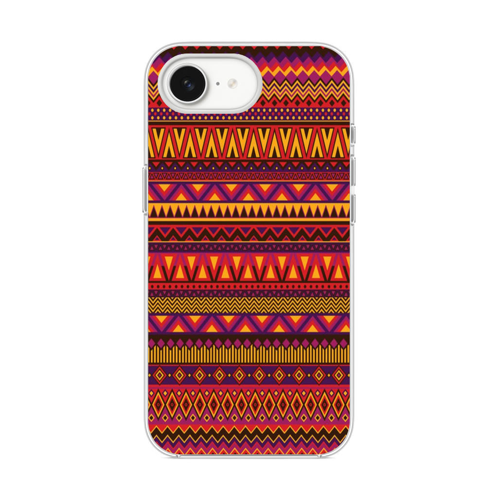 African Aztec Pattern iPhone 16e Case