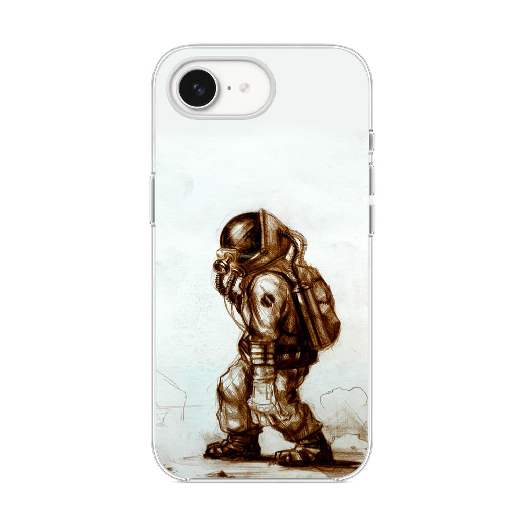 Astronaut Heavy Walk iPhone 16e Case
