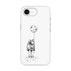 Astronaut Moon Balloon iPhone 16e Case