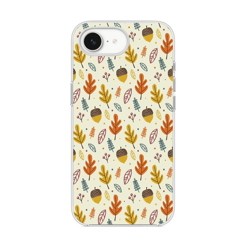 Autumn Things Pattern iPhone 16e Case