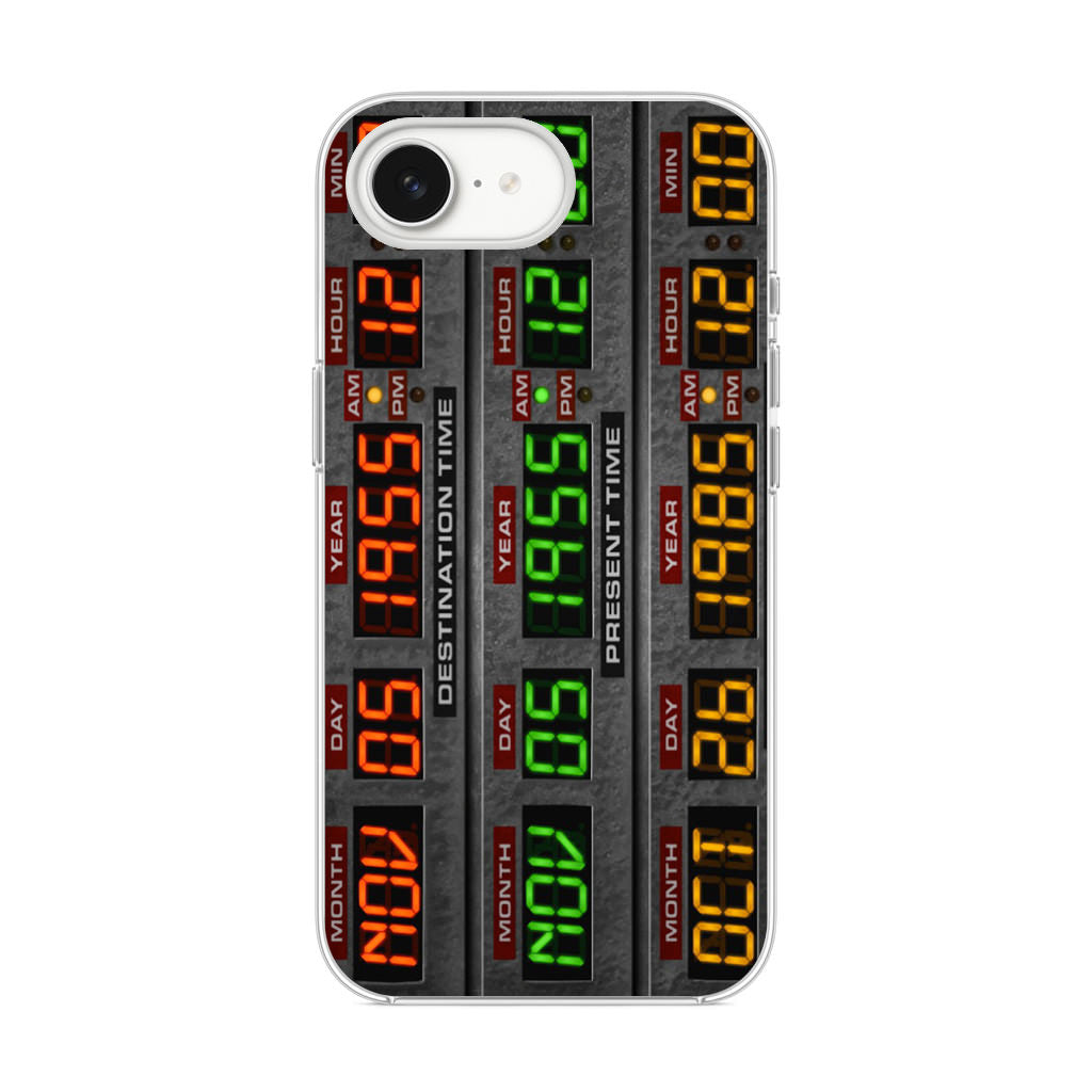 Back To The Future Time Circuits iPhone 16e Case