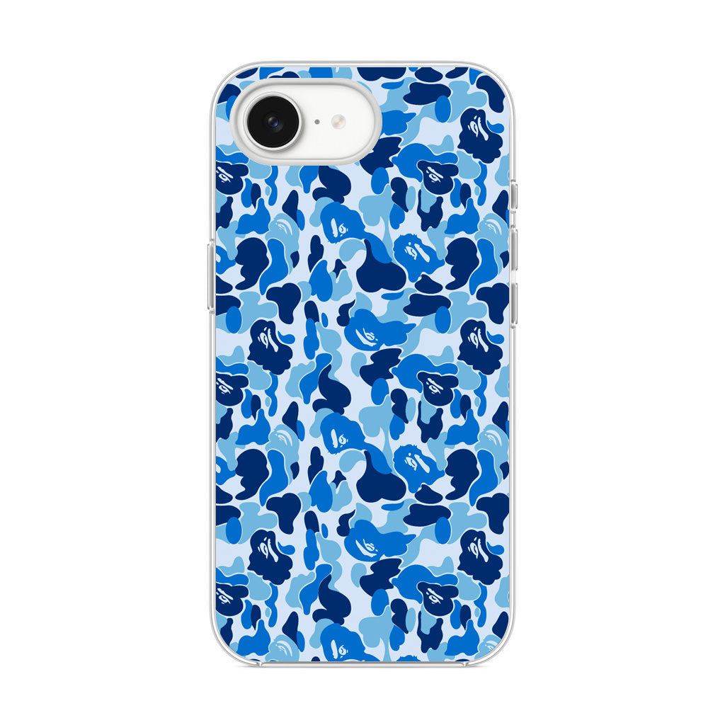 Blue Camo iPhone 16e Case