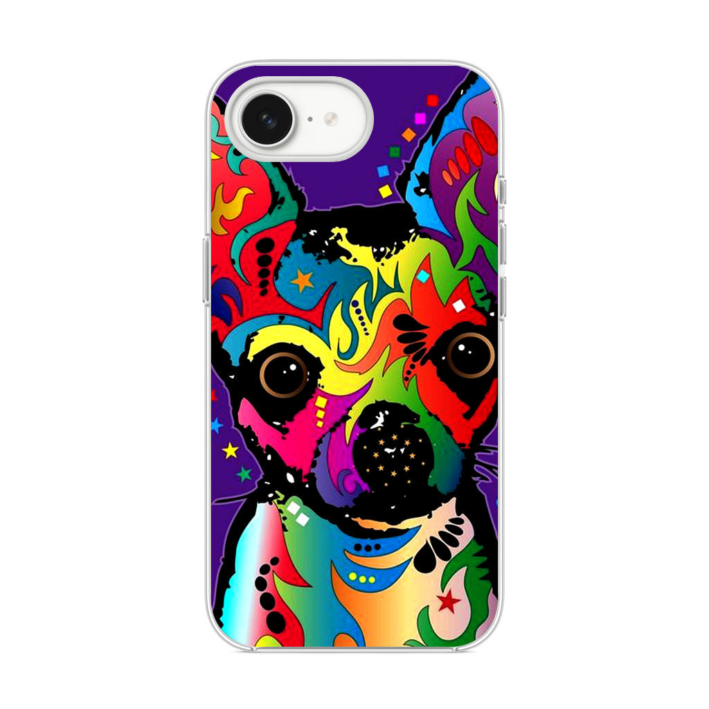 Colorful Chihuahua iPhone 16e Case