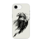 Eagle Art Black Ink iPhone 16e Case