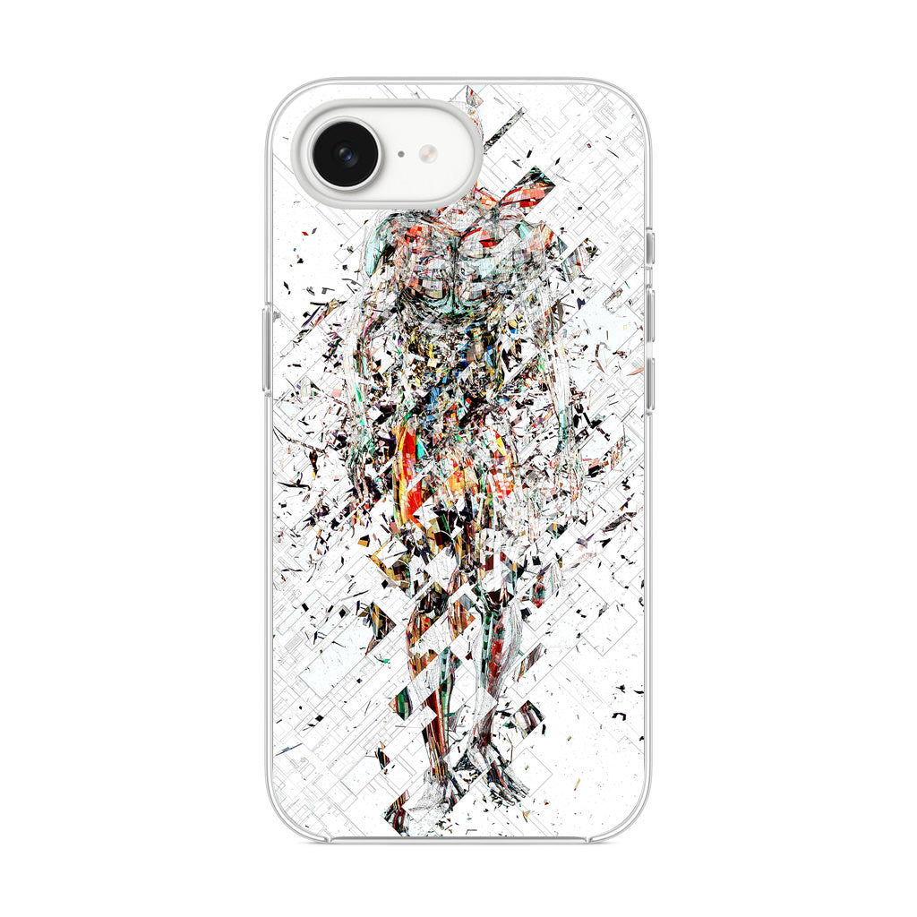 Fragmantacia Art Human Abstract iPhone 16e Case