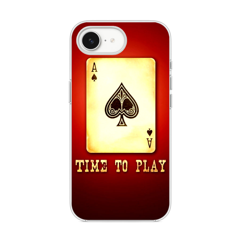 Game Card Time To Play iPhone 16e Case