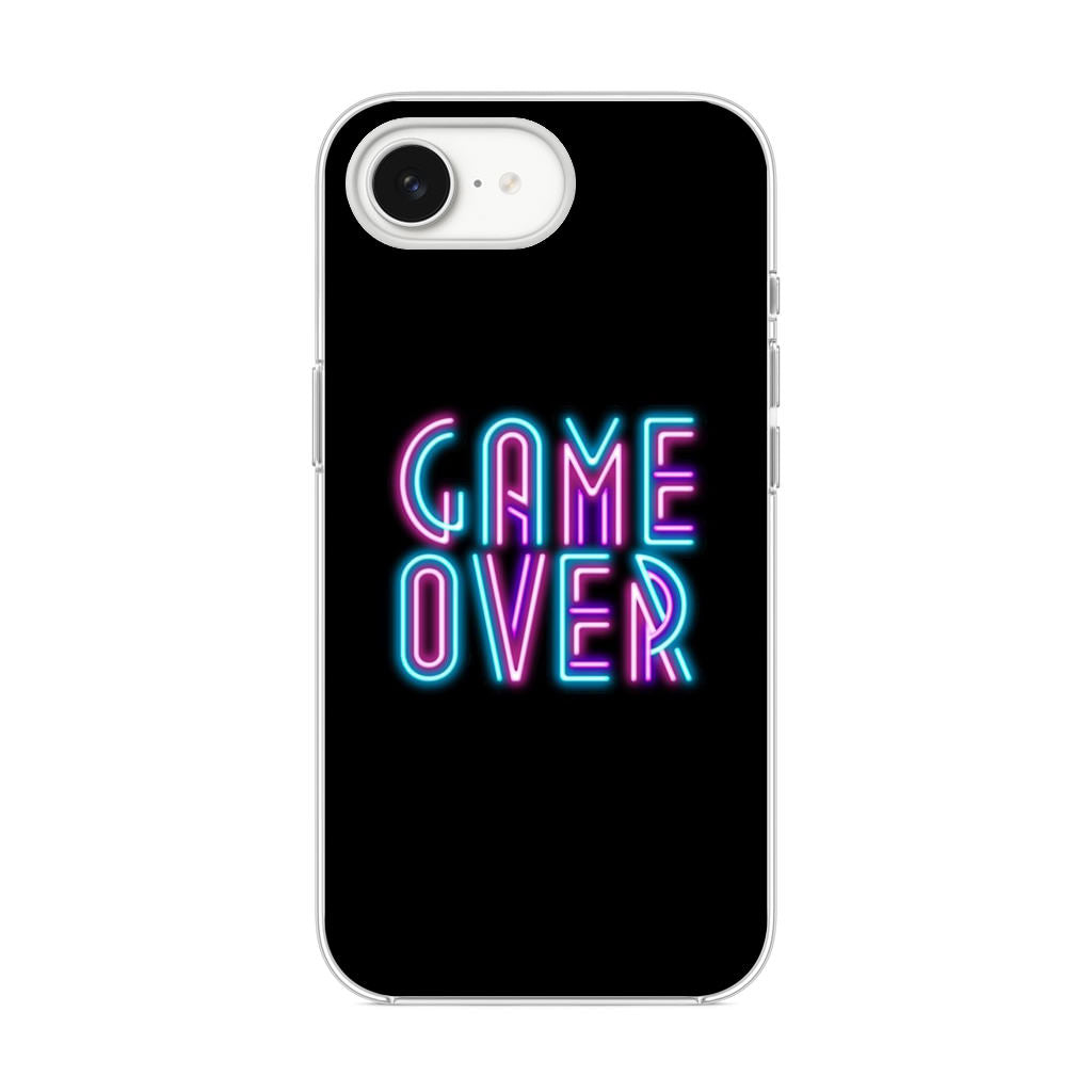Game Over Neon iPhone 16e Case