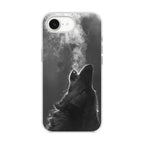 Howling Wolves Black and White iPhone 16e Case