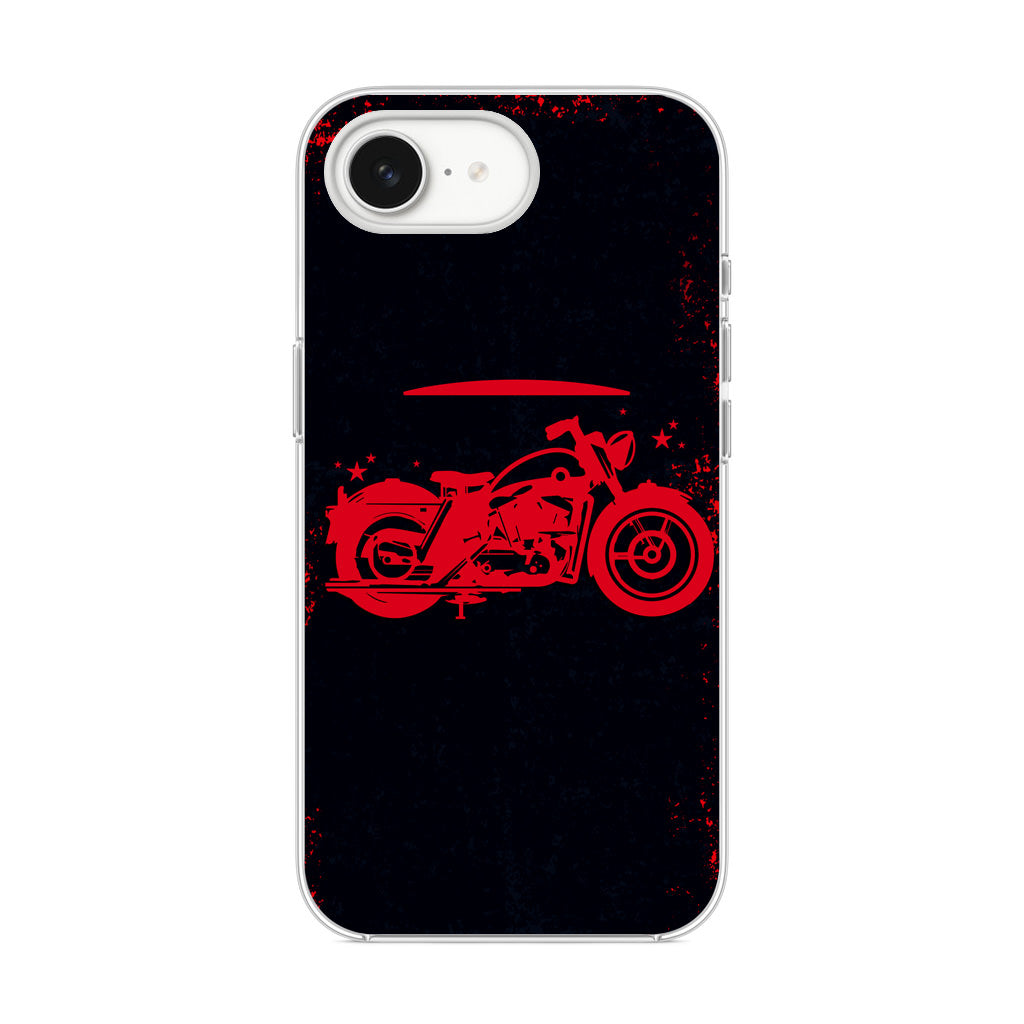 Motorcycle Red Art iPhone 16e Case