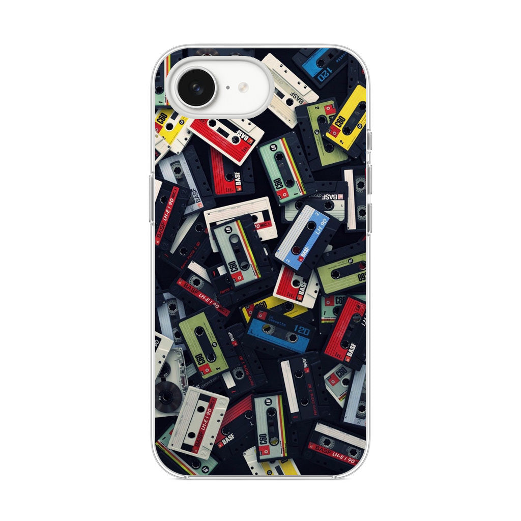 Old Vintage Cassettes iPhone 16e Case